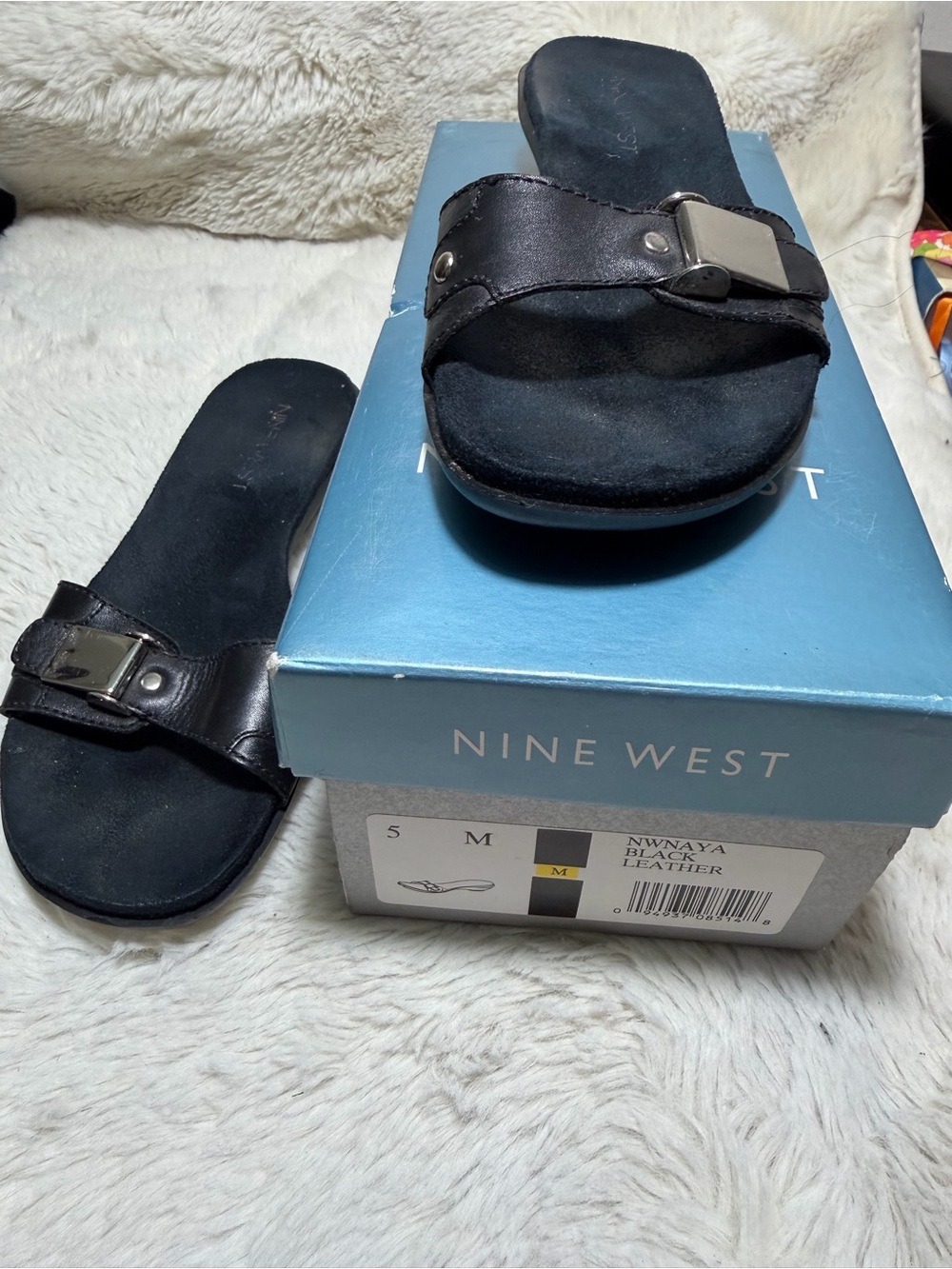 Nine West Black sandals